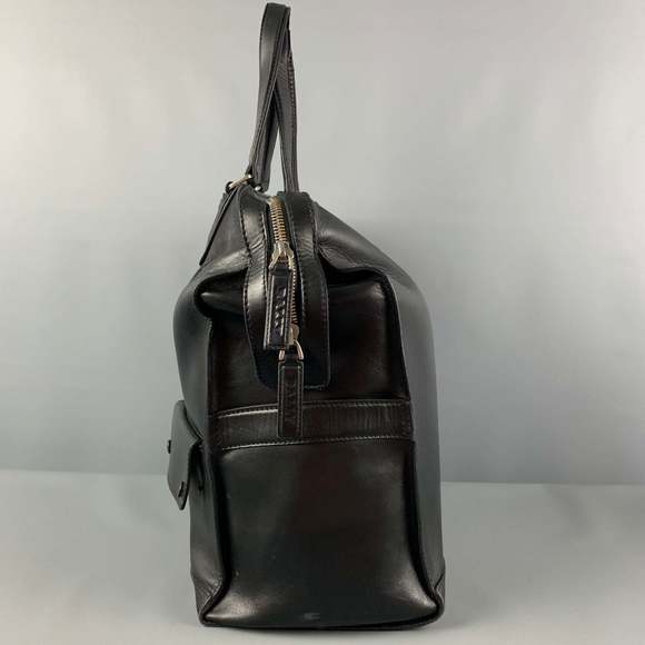 BALLY Black Leather Top Handles Tote Bag - Picture 6 of 11
